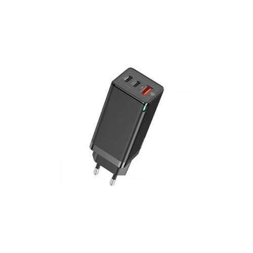 Baseus Gan Quick 2 Pin Travel Charger 65W EU Black