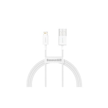Baseus Superior Series Fast Charging Data Cable USB to iP 2.4A 1m White – CALYS-A02