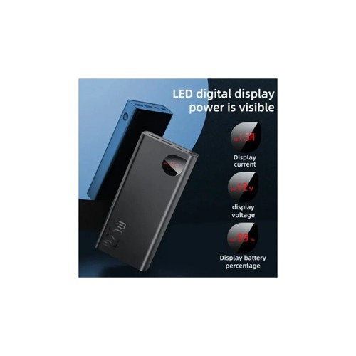 Baseus 22.5W Adaman 30000mAh Metal Digital Display Power Bank Quick Charge 