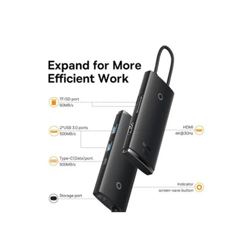 BASEUS LITE SERIES 5 IN 1 TYPE C HUB DOCKING STATION BASEUS LITE SERIES 5 IN 1 TYPE C HUB DOCKING STATION