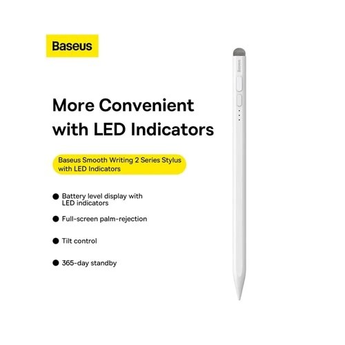 BASEUS SMOOTH WRITING 2 SERIES ACTIVE + PASSIVE STYLUS PEN(SXBC060302)