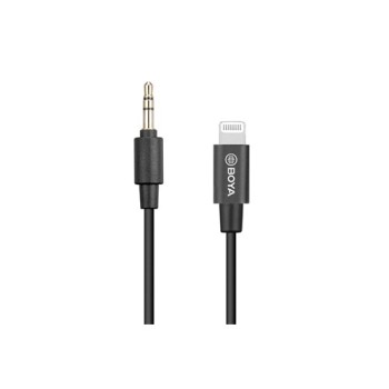 BOYA BY-K1 3.5mm TRS (Male) to Lightning (Male) Audio Adapter cable BOYA BY-K1 3.5mm TRS (Male) to Lightning (Male) Audio Adapter cable