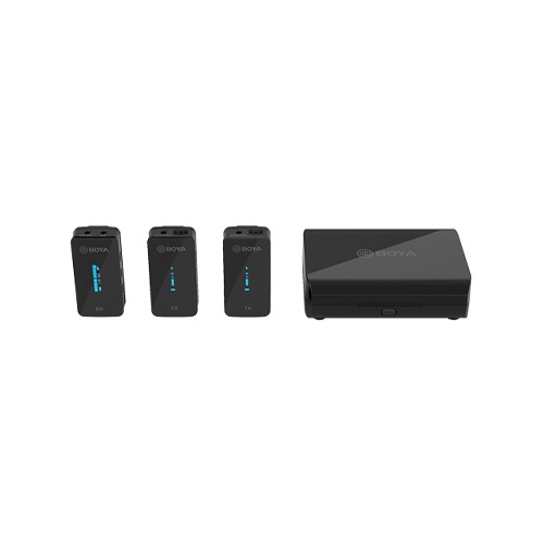 Boya BY-XM6-K2 2.4GHz Wireless Ultra-compact Microphone System Kit
