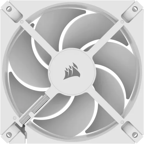 Corsair iCUE AR120 120mm PWM Single Casing Digital RGB Fan White