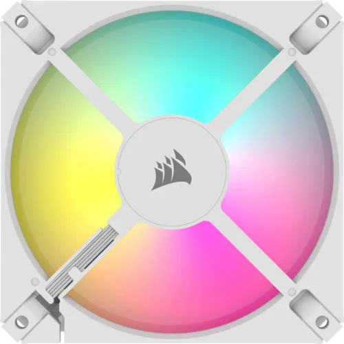 Corsair iCUE AR120 120mm PWM Single Casing Digital RGB Fan White