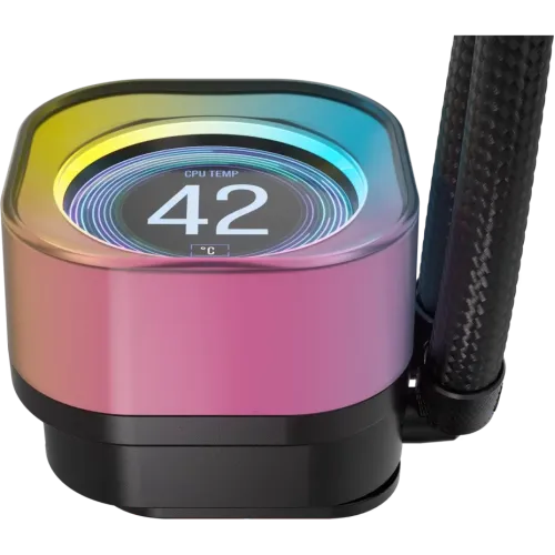 Corsair iCUE Link H100i LCD RGB 240mm AIO Liquid CPU Cooler