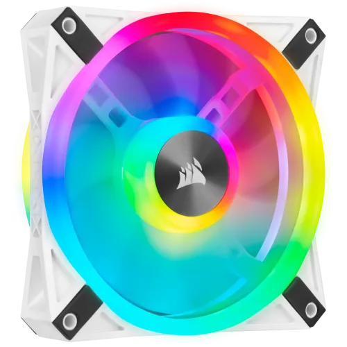 Corsair iCUE QL120 Single RGB 120mm PWM White Case Fan