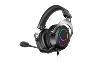 FIFINE Ampligame H3 RGB Headset with 3.5mm TRRS Jack for PS4/5, Xbox, Switch, In-line Volume & Mute Control
