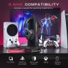 FIFINE Ampligame H3 RGB Headset with 3.5mm TRRS Jack for PS4/5, Xbox, Switch, In-line Volume & Mute Control