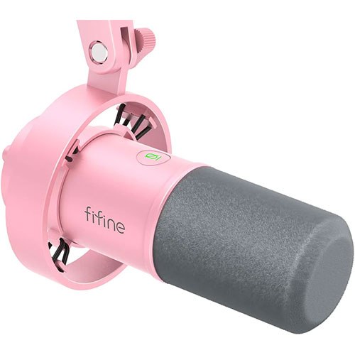 FIFINE K688 USB/XLR Dynamic Microphone with Shock Mount, Touch-Mute, Headphone Jack, I/O Controls for Podcasting FIFINE K688 USB/XLR Dynamic Microphone with Shock Mount, Touch-Mute, Headphone Jack, I/O Controls for Podcasting