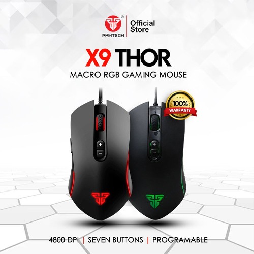 Fantech X9 THOR Macro RGB Optical Gaming Mouse Fantech X9 THOR Macro RGB Optical Gaming Mouse