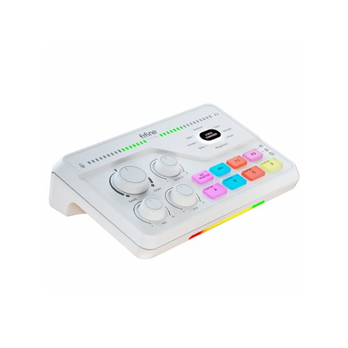 Fifine AmpliGame SC8 Audio Mixer Black & White