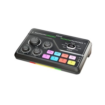 Fifine AmpliGame SC8 Audio Mixer Black & White