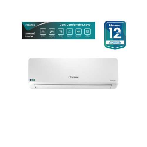 Hisense AS-18TZ4RMATD01AU 1.5 Ton WiFi Full DC Inverter AC (White) 