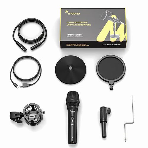 MAONO HD300T USB/XLR Dynamic Broadcast Microphone