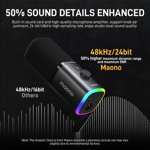 MAONO PD100X USB/XLR Dynamic Microphone For Game Streamers MAONO PD100X USB/XLR Dynamic Microphone For Game Streamers