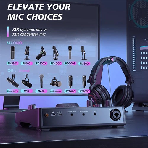 Maonocaster AMC2 NEO One-Stop Streaming Audio Mixer & Sound Card Maonocaster AMC2 NEO One-Stop Streaming Audio Mixer & Sound Card