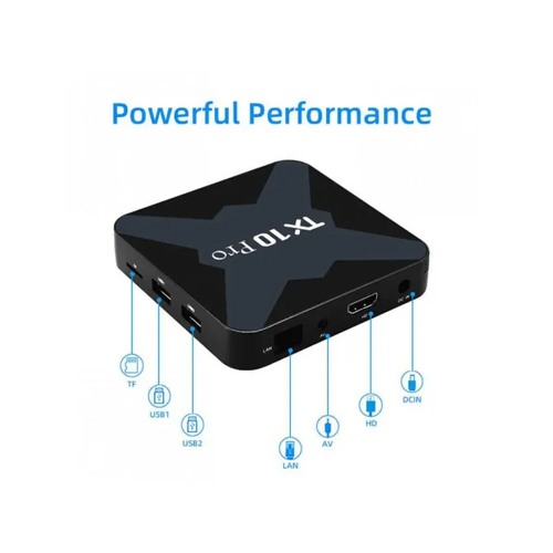TX10 Pro 4K Android TV Box with Voice Control Remote TX10 Pro 4K Android TV Box with Voice Control Remote
