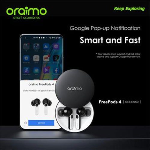 Oraimo FreePods 4 OEB-E105D True Wireless Earbuds Oraimo FreePods 4 OEB-E105D True Wireless Earbuds