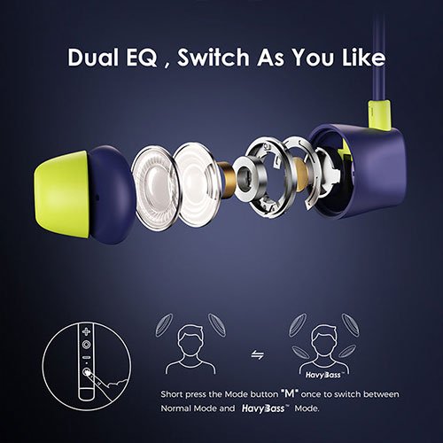 Oraimo Necklace 4 OEB-E50D Neckband Wireless Earphone