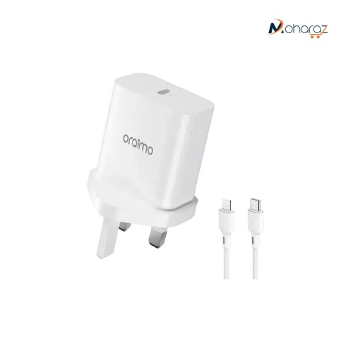 Oraimo OCW-106+CC55 Type-c to Type-c 20W PD FAST CHARGER