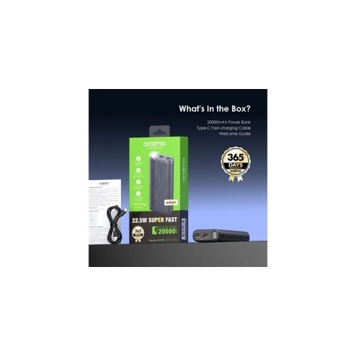 Oraimo OPB-7204Q 22.5W Super Fast 20000mAh Power Bank Oraimo OPB-7204Q 22.5W Super Fast 20000mAh Power Bank