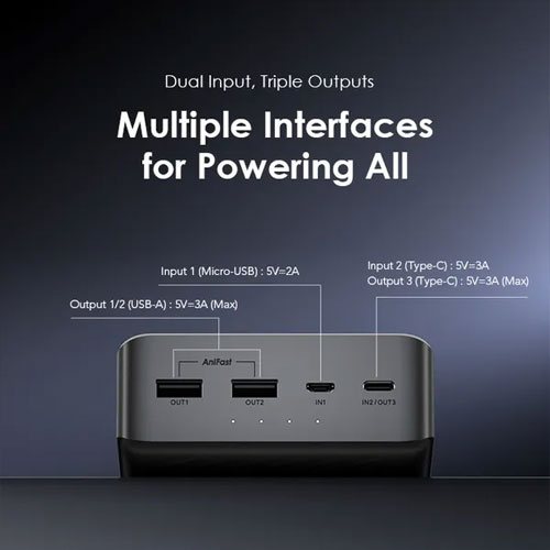 Oraimo Traveler 3 Lit 15W 27000mAh Power Bank (OPB-1270) Oraimo Traveler 3 Lit 15W 27000mAh Power Bank (OPB-1270)