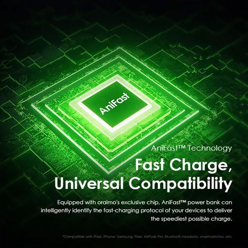 Oraimo Traveler 3 Lit 15W 27000mAh Power Bank (OPB-1270) Oraimo Traveler 3 Lit 15W 27000mAh Power Bank (OPB-1270)