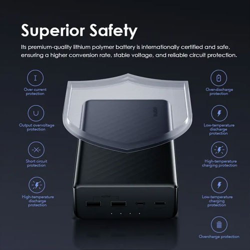 Oraimo Traveler 3 Lit 15W 27000mAh Power Bank (OPB-1270) Oraimo Traveler 3 Lit 15W 27000mAh Power Bank (OPB-1270)