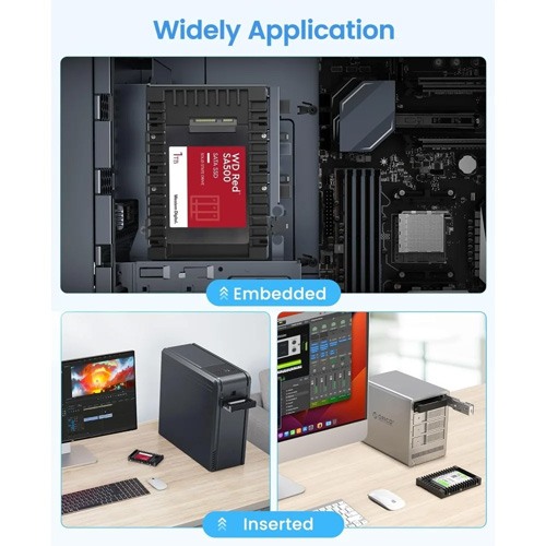 ORICO 2.5 TO 3.5 INCH HARD DRIVE CADDY ADAPTER