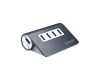 ORICO 4 Port USB 3.0 Aluminum Portable Data Hub with 3.3ft Extension Cable