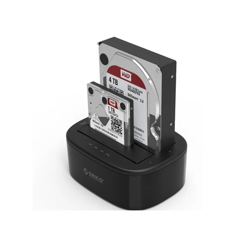 ORICO 6228US3-C 2.5 / 3.5INCH DUAL BAY USB 3.0 1 TO 1 CLONE HARD DRIVE DOCK