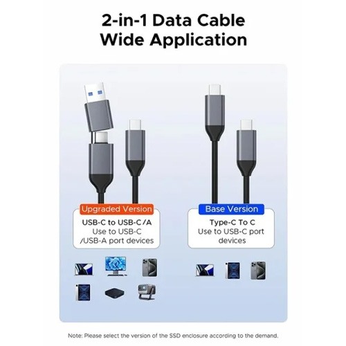 ORICO DUAL PROTOCOL NVME+NGFF M.2 ENCLOSURE ORICO DUAL PROTOCOL NVME+NGFF M.2 ENCLOSURE