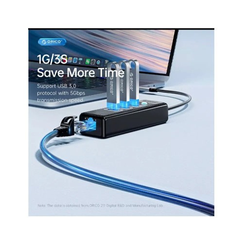 ORICO PW3UR-C3 TYPE C TO 3 PORT USB HUB+LAN ORICO PW3UR-C3 TYPE C TO 3 PORT USB HUB+LAN
