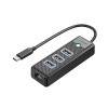 ORICO PW3UR-C3 TYPE C TO 3 PORT USB HUB+LAN ORICO PW3UR-C3 TYPE C TO 3 PORT USB HUB+LAN