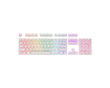 Redragon A130 Pudding 104 Keys Standard Doubleshot PBT Keycap Set White