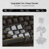 Redragon ELF PRO K649 Transparent Mechanical Keyboard Redragon ELF PRO K649 Transparent Mechanical Keyboard