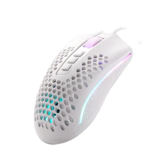 Redragon M808 Storm White Lightweight RGB Gaming Mouse