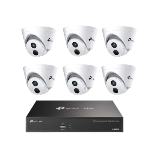 TP-Link 6 Unit IP Camera 8 Channel Package