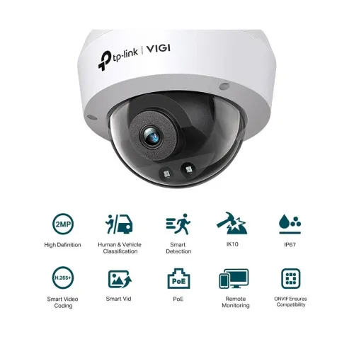 TP-Link VIGI C220I IP 2MP 4mm Lens IR Dome Camera