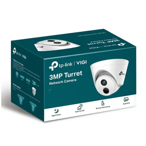 TP-Link VIGI C400HP IP 3MP IR Turret Camera TP-Link VIGI C400HP IP 3MP IR Turret Camera