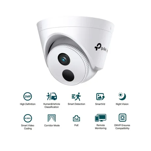 TP-Link VIGI C420I IR Turret IP  2MP 4mm Lens Camera