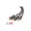 UGREEN 10511 AUDIO 1/2 CABLE 1.5M UGREEN 10511 AUDIO 1/2 CABLE 1.5M