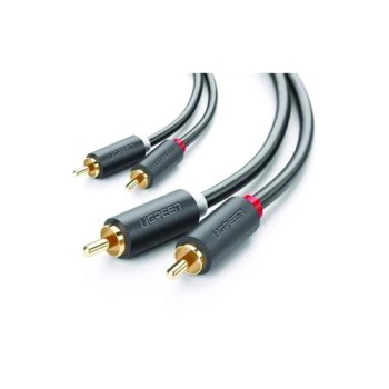 UGREEN 10518 2RCA MALE TO 2RCA MALE STEREO AUDIO VIDEO CABLE 2M UGREEN 10518 2RCA MALE TO 2RCA MALE STEREO AUDIO VIDEO CABLE 2M