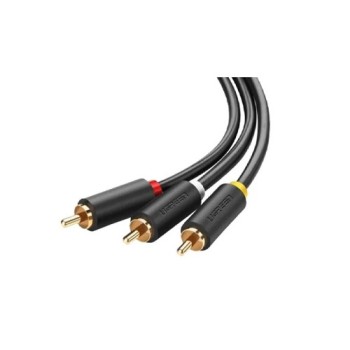 UGREEN 10524 3RCA MALE TO MALE CABLE 1.5M UGREEN 10524 3RCA MALE TO MALE CABLE 1.5M