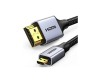 UGREEN 10550 4K 60HZ MICRO HDMI 2.0 TO HDMI CABLE 1.5M