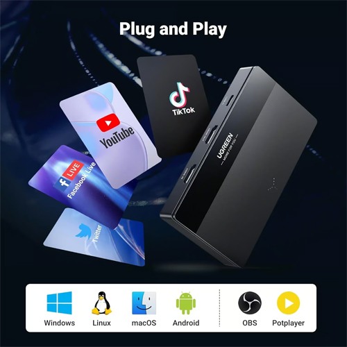 UGREEN 15390 4K VIDEO CAPTURE CARD