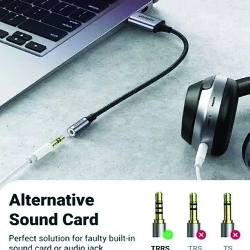 UGREEN 30757 USB 2.0 TO 3.5 AUDIO CONVERTER UGREEN 30757 USB 2.0 TO 3.5 AUDIO CONVERTER