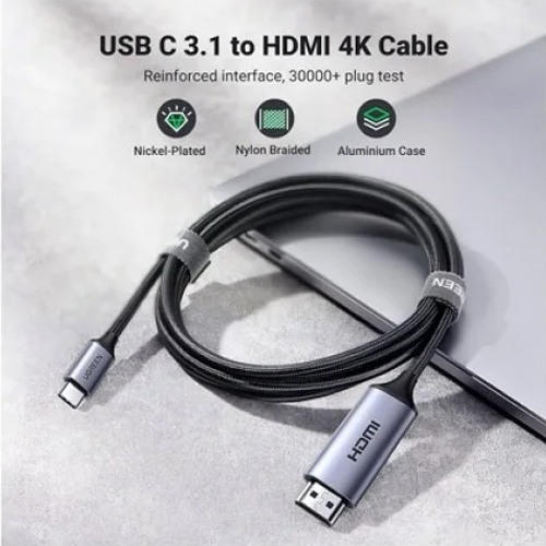 UGREEN 50571 TYPE TO 4k HDMI CABLE 2M