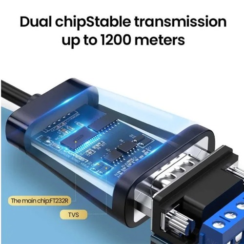 UGREEN 60562 USB 2.0 TO RS422/RS485 SERIAL CONVERTER CABLE 1.5M